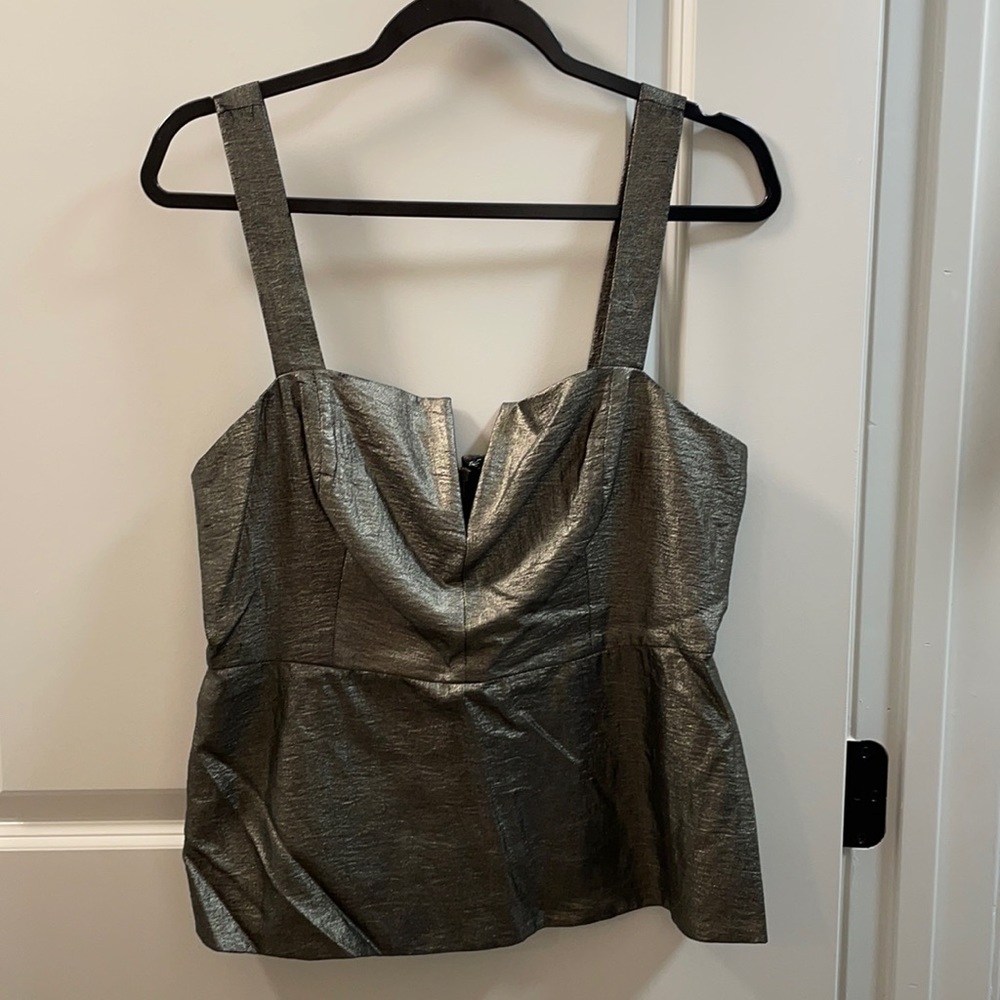 NEW! Antiques gold babydoll top